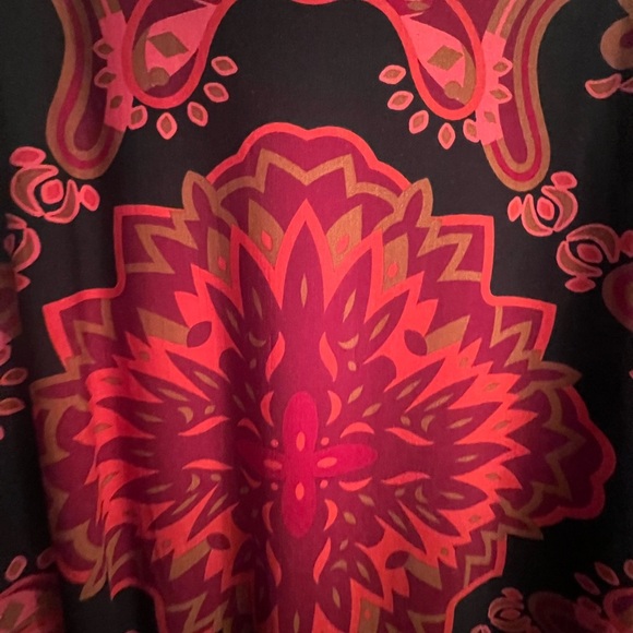 Just My Size Red and Black 3/4 Sleeve Sundress - Picture 4 of 4